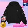 kenny Rex Orange County Merch Store The Alexander Technique Black Tour Hoodie
