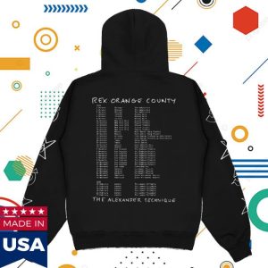 kenny Rex Orange County Merch Store The Alexander Technique Black Tour Hoodied kenny Rex Orange County Merch Store The Alexander Technique Black Tour Hoodied