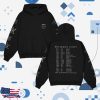 kenny Rex Orange County Merch Store The Alexander Technique Black Tour Hoodiess