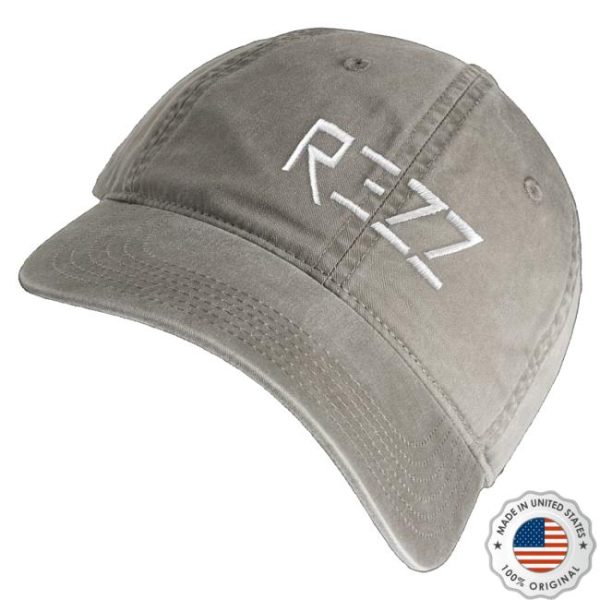 kenny Rezz Shop Merch Rezz Logo Faded Dad Hat Grey0