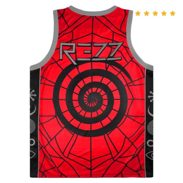 kenny Rezz Shop Merch Rezz Spaced Mother Basketball Jersey0