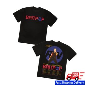 kenny Robbie Williams Merch 2025 Britpop Dated Tour T Shirtv kenny Robbie Williams Merch 2025 Britpop Dated Tour T Shirtv