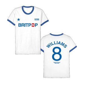 kenny Robbie Williams Merch Britpop Football Ringer T Shirtv kenny Robbie Williams Merch Britpop Football Ringer T Shirtv