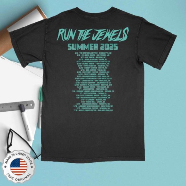 kenny Run The Jewels Merch Store Rtj Summer 25 Tour T Shirts