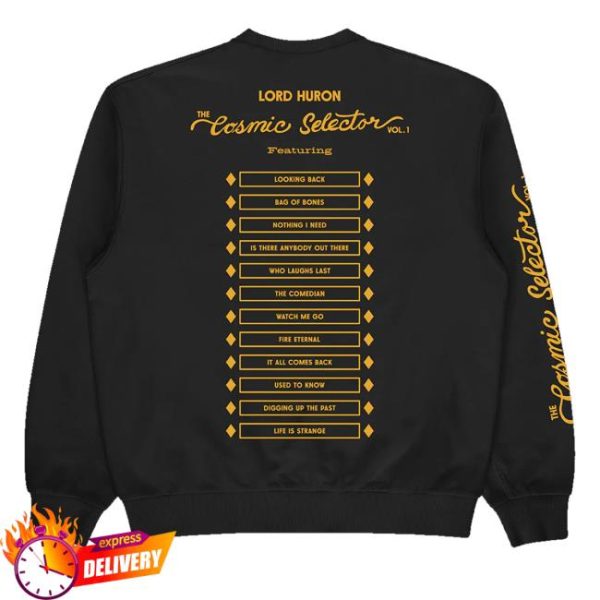 kenny SAU Official Lord Huron Cosmic Selector Black Sweatshirt