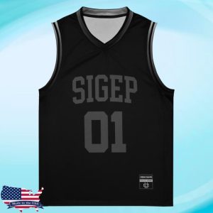 kenny Sigep Store Sigep Monochrome Basketball Jersey