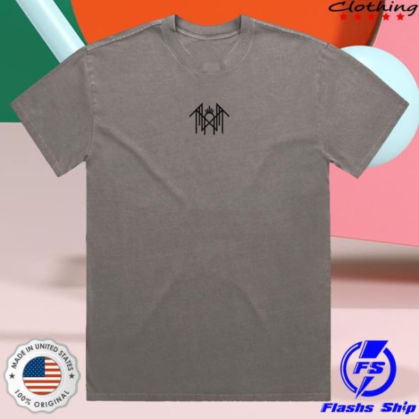 kenny Sleep Token Merch Damocles Crest Tee Faded Grey0