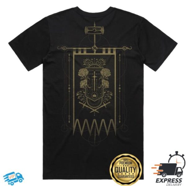 kenny Sleep Token Merch Damocles Flag Tee Black