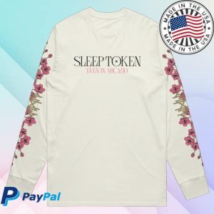 kenny Sleep Token Merch Even In Arcadia Floral Longsleeve Ecru