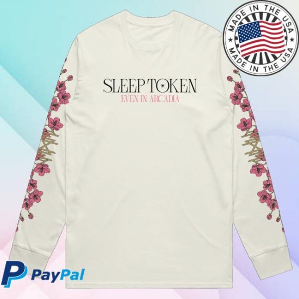 kenny Sleep Token Merch Even In Arcadia Floral Longsleeve Ecru