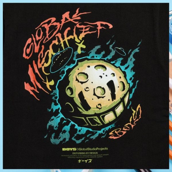 kenny The Boys Store Merch Global Mischief Alien Tee