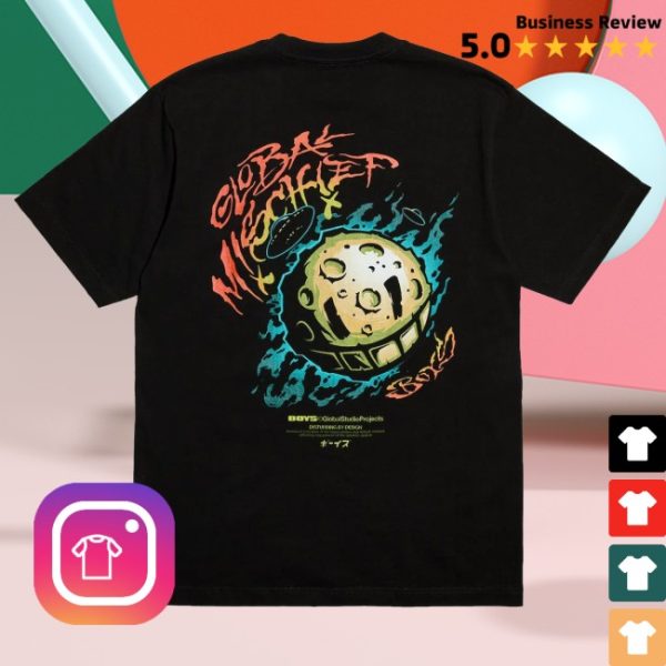 kenny The Boys Store Merch Global Mischief Alien Tee0