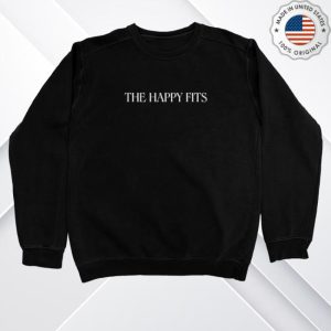 kenny The Happy Fits Merch Logo Crewneck Sweatshirt Black