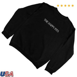 kenny The Happy Fits Merch Logo Crewneck Sweatshirt Black0 kenny The Happy Fits Merch Logo Crewneck Sweatshirt Black0