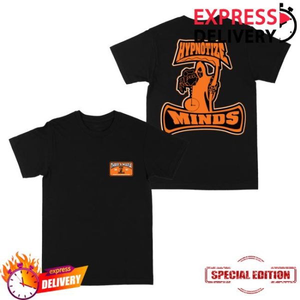 kenny Three6mafiamerch Store Hypnotize Established Woven Logo Black Tee