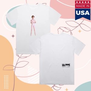 kenny Universal Music Merch Store Lola Young White Doll Print Shirtss kenny Universal Music Merch Store Lola Young White Doll Print Shirtss