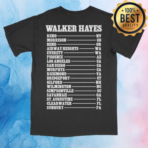 kenny Walker Hayes Merch Photo Tour Tee 25 Shirt
