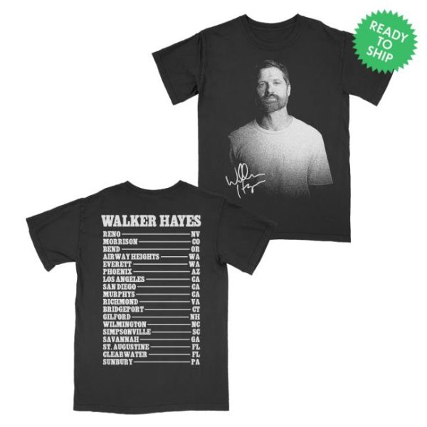 kenny Walker Hayes Merch Photo Tour Tee 25 Shirt1