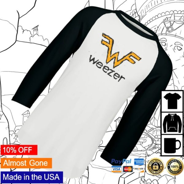 kenny Weezer Merch Doodle Logo Raglan Shirt1