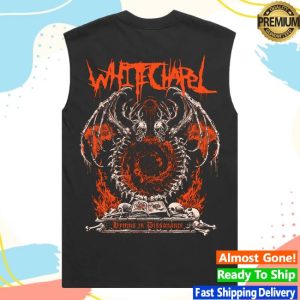 kenny Whitechapel Merch Sepulcher Faded Black Tank Top