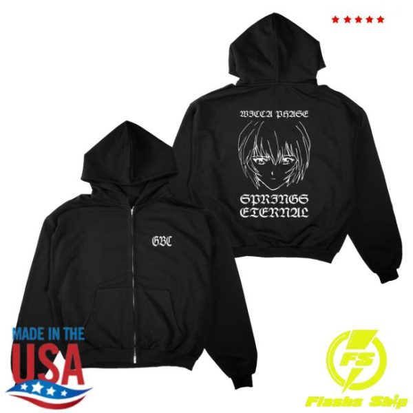 kenny Wicca Phase Merch First Dream Heavyweight Zip Up Hooded Sweatshirt1