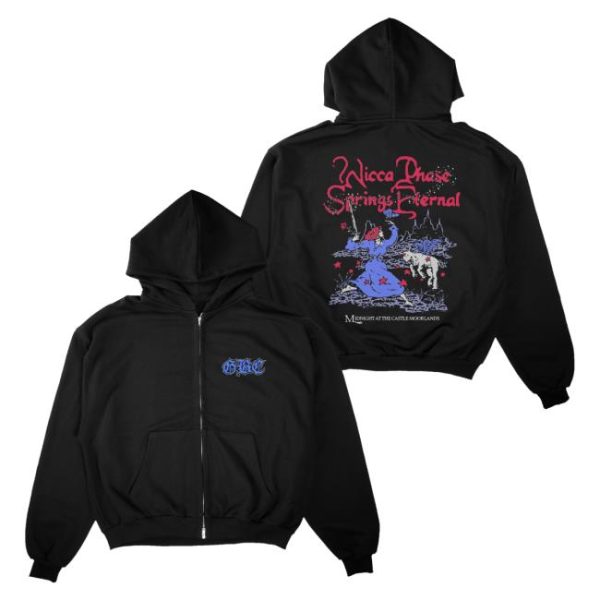 kenny Wicca Phase Merch Midnight Lamb Heavyweight Zip Up Hooded Sweatshirt1