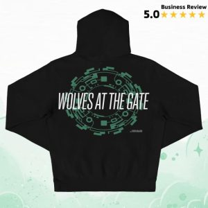 kenny Wolves At The Gate Merch Icon Hoodie Black