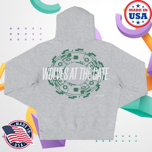 kenny Wolves At The Gate Merch Icon Hoodie Heather Gray