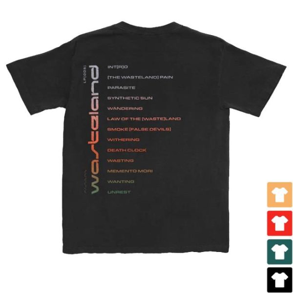 kenny Wolves At The Gate Merch Tracklist Tee1