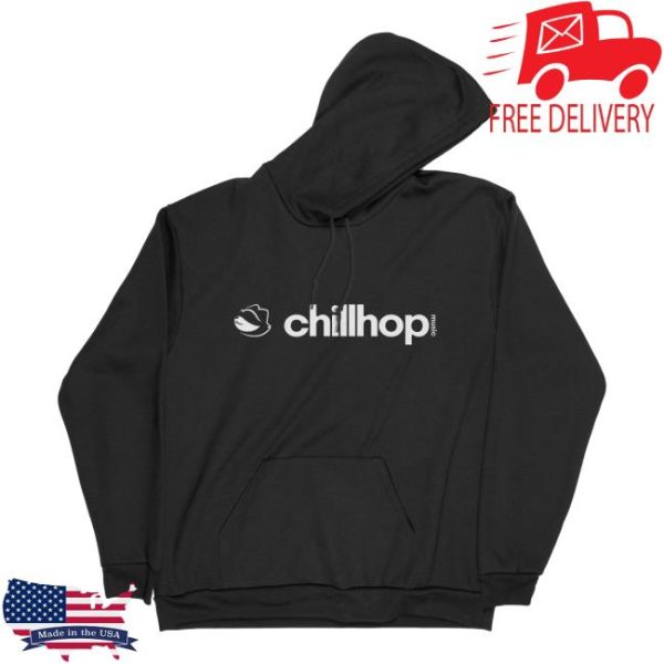 kenny chillhop store merch real cosy logo black hoodie