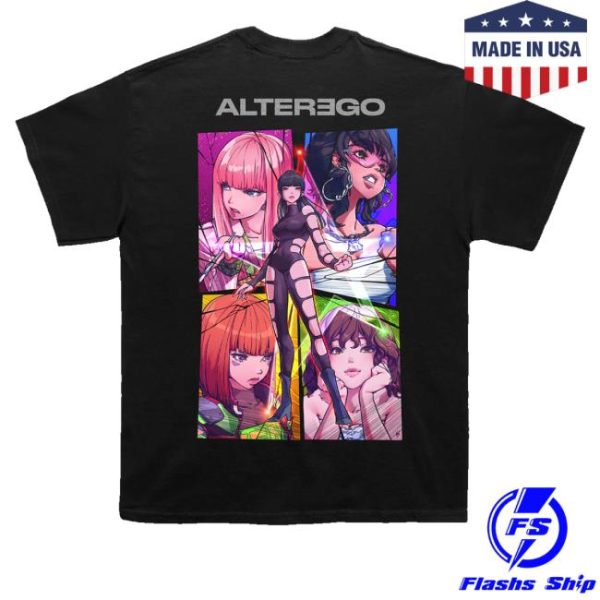 kenny sau La Lisa Official Merch Shop Store Alter Ego Comic Collage Shirt