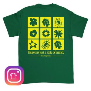 kenny sau Official Downright Merch Shop Your Neighbors Flower Grid Shirt kenny sau Official Downright Merch Shop Your Neighbors Flower Grid Shirt