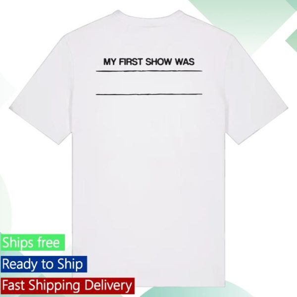 kenny sau Official Frank Turner Merch Shop Store Show3000 My First Show Shirt