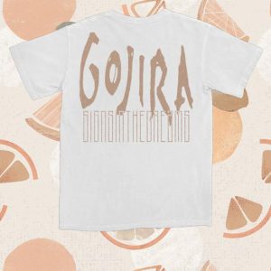 kenny sau Official Gojira Merch Shop Store White Bannon Shirt kenny sau Official Gojira Merch Shop Store White Bannon Shirt