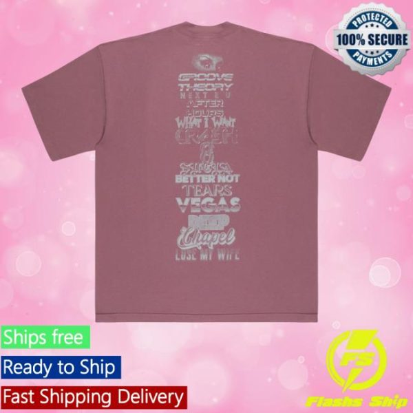 kenny sau Official Kehlani Crash Merch Shop Store Tracklist Shirt