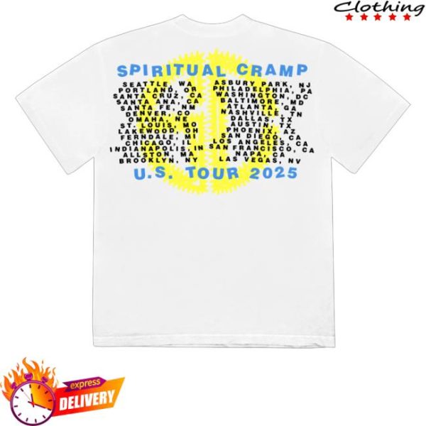kenny sau Official Spiritual Cramp Merch Shop Store Us Tour 2025 Shirt 1