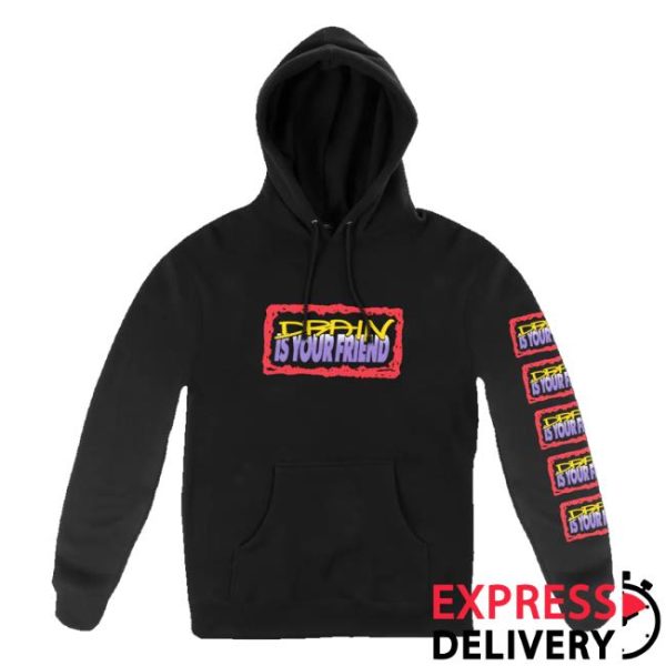 kenny trc Official Drain Badge Pull Hoodie