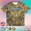 kenny trc Official Lollapalooza Merch Shop Store Flaming Eye Camo Lineup Shirt