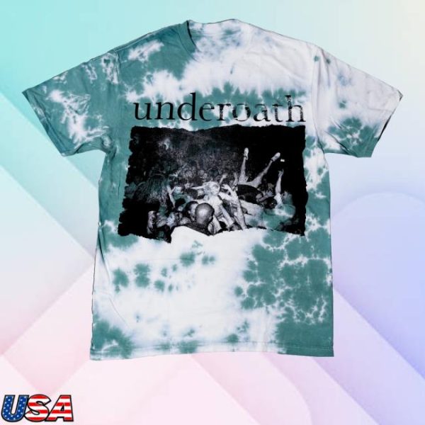 kenny trc Official Underoath Merch Shop Store Tocs Photo Tie Dye Shirt