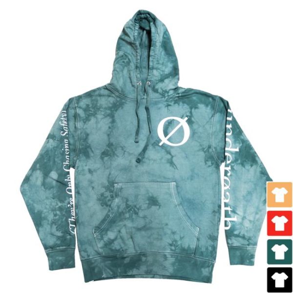 kenny trc Official Underoath777 Merch Shop Store Tocs Teal Tie Dye Hoodie 1