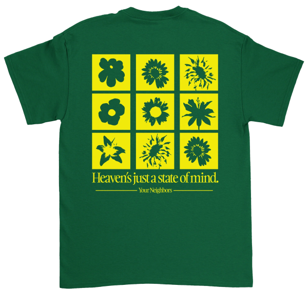 sau Official Downright Merch Shop Your Neighbors Flower Grid Shirt 2