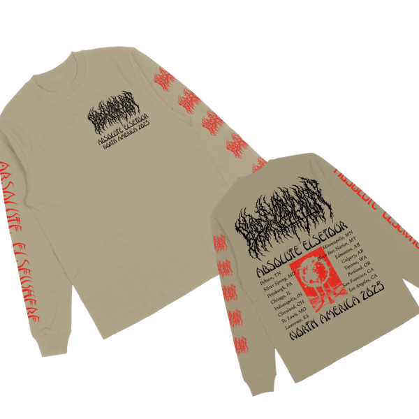 Official Blood Incantation Merch Shop Store Absolute Elsetour Summer 2025 Long Sleeve ShirtS