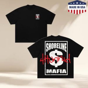 kenny 4Hunnid Merch 4Hunnid X Shoreline Mafia Cash Money Tee
