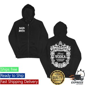 kenny Acid Bath Official Merch Cheap Vodka Zip Up kenny Acid Bath Official Merch Cheap Vodka Zip Up