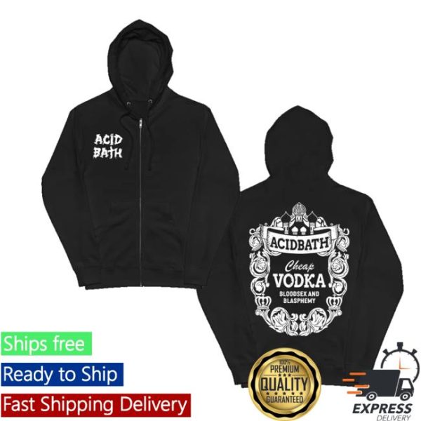 kenny Acid Bath Official Merch Cheap Vodka Zip Up