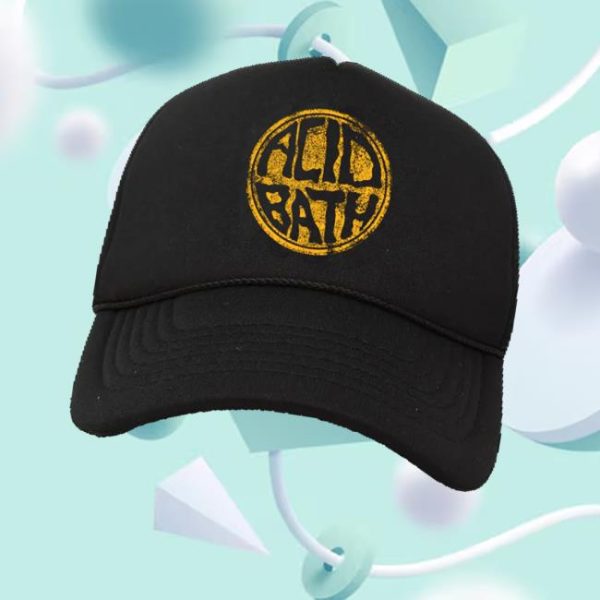 kenny Acid Bath Official Merch Circle Logo Trucker Hatb