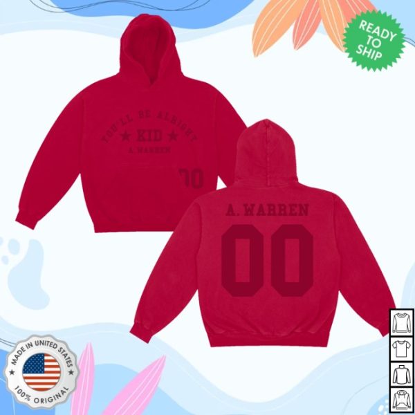 kenny Alex Warren Merch Store Youll Be Alright Kid A Warren Hoodiess