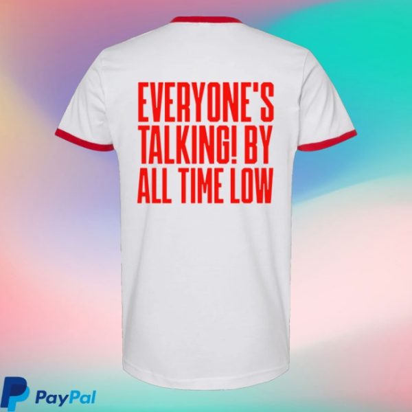 kenny All Time Low Merch Store Everyones Talking Ringer Shirts 1