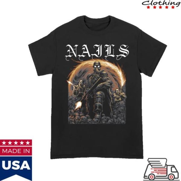 kenny Allin Merch Nails Flamethrower Tee