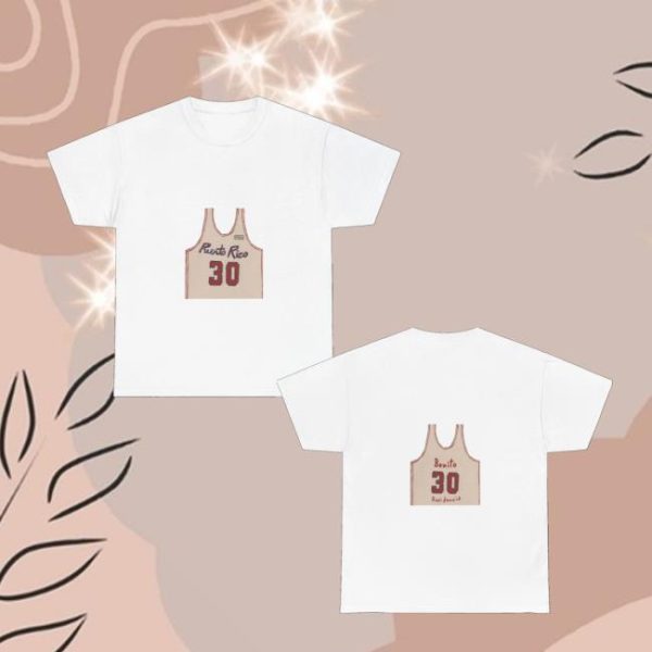 kenny Bad Bunny Merch Dtmf Merch Puerto Rico Jersey White Tee